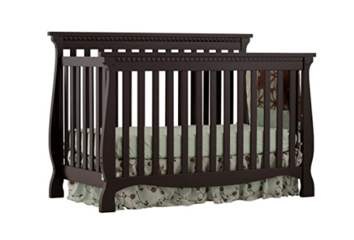 Stork Craft Venetian 4-in-1 Fixed Side Convertible Crib