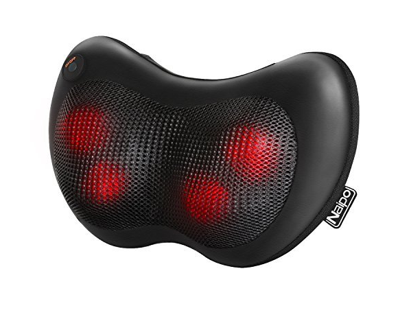 Neck and back massage pillow