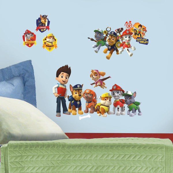 Paw Patrol Peel and Stick Wall Decals