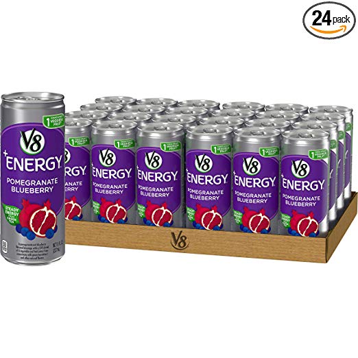 Paquete de 24 bebidas energéticas V8 + (8 sabores) en oferta