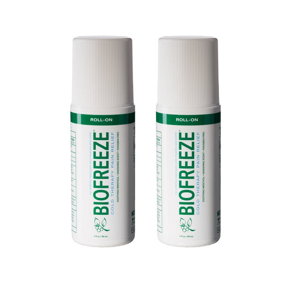 Pack de 2 gel roll-on para aliviar el dolor Biofreeze