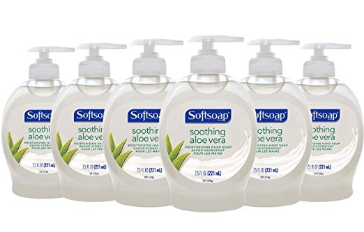 6 botellas de jabón líquido para manos Softsoap