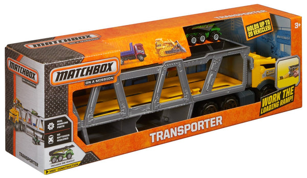 Vehículo transportador de construcción Matchbox