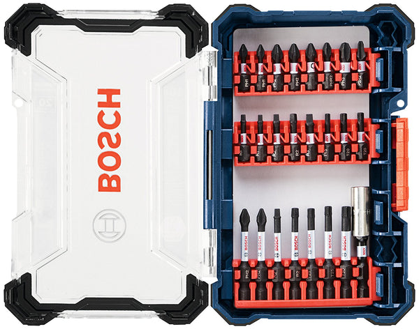 Bosch 24Piece Impact Tough Screwdriving Custom Case System Set