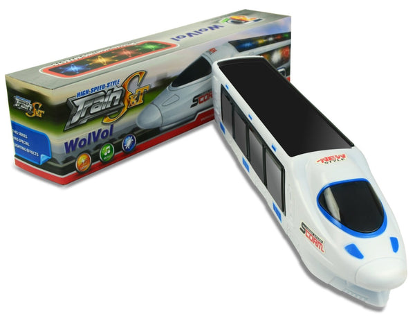 Juguete de tren eléctrico D Lightning para niños con música