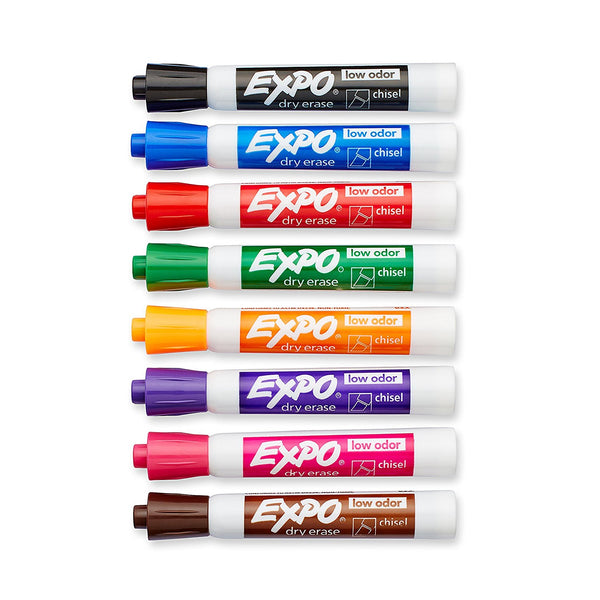 8 Expo Low Odor Dry Erase Markers