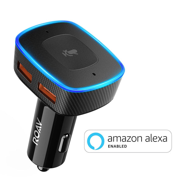 Roav VIVA, de Anker, cargador de coche USB de 2 puertos habilitado para Alexa para navegación en el coche