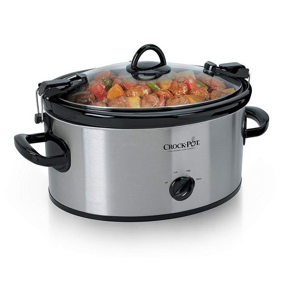 Crock-Pot Cook And Carry 6-Quart Oval Portable Manual Slow Cooker