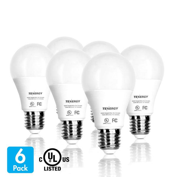 Paquete de 6 bombillas LED Tenergy (60 W)