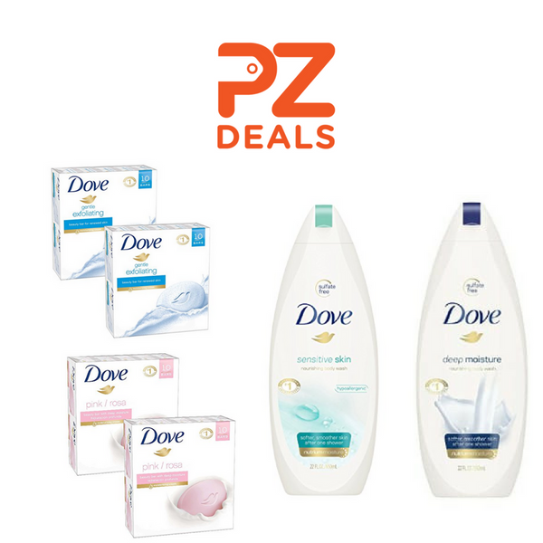 Save big on Dove soap and body wash