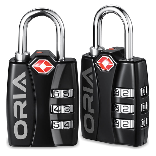 ORIA Travel Luggage Lock (Pack of 2)