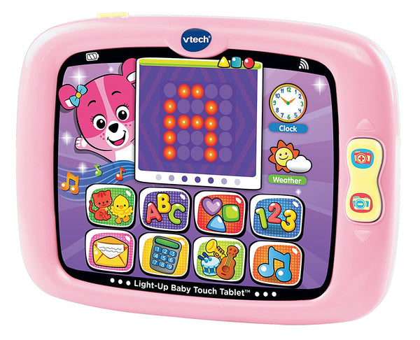 Tableta táctil para bebé con luz VTech rosa