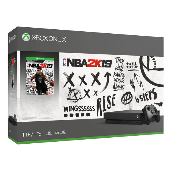 Paquete Xbox One X con NBA 2K19