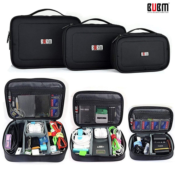 3 Piece Travel Electronics Organizer Bag