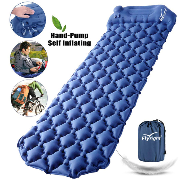 Ultralight Sleeping Pad With Built-in Pump And Pillow