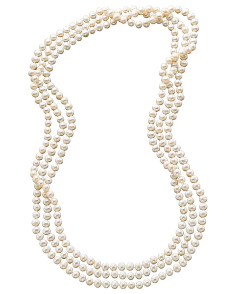 100" Cultured Freshwater Pearl Endless Strand Necklace