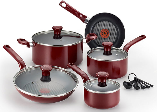 Batería de cocina T-fal de 14 piezas