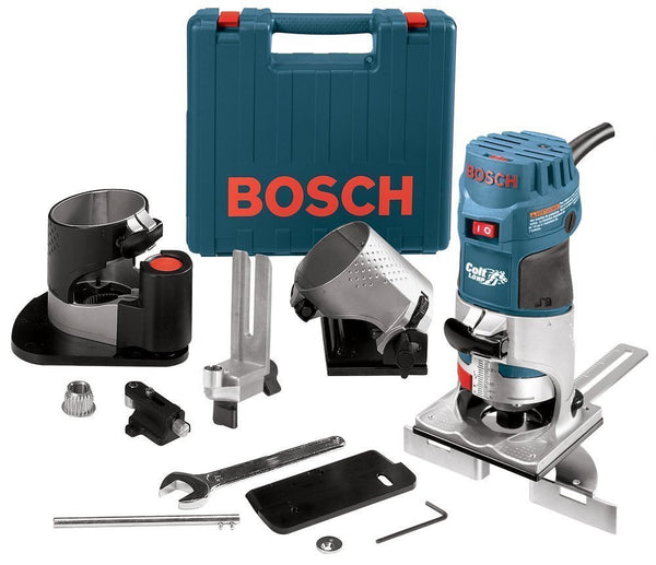 Bosch variable speed palm router with installer kit