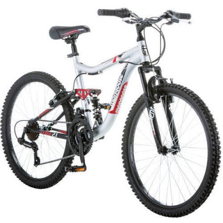 Bicicleta de montaña para niño Mongoose Ledge de 24"