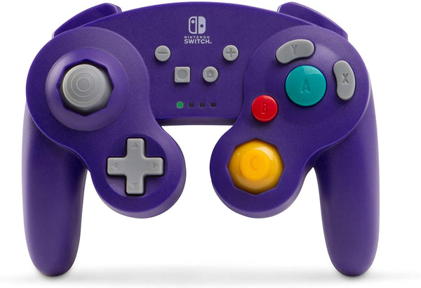 Controlador inalámbrico PowerA GameCube para Nintendo Switch (púrpura)