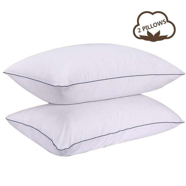 Pack Of 2 Hotel Style Quilted Pillows