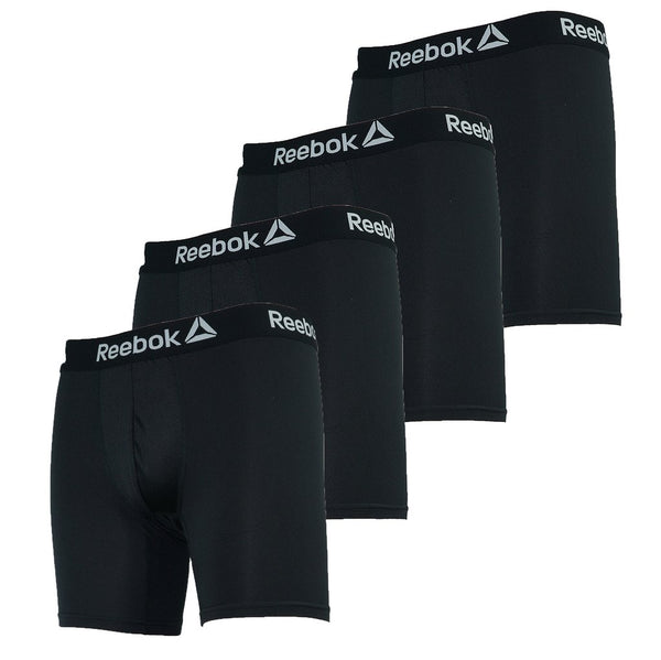 Pack Of 4 Reebok Men's Performance Boxer Briefs (3 Colors)