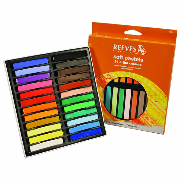 Reeves 24 Colors Soft Pastel Set