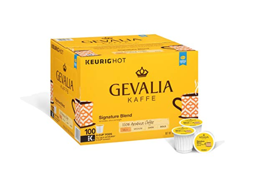 100 Gevalia Signature Blend Coffee K-Cups & Ground Coffee On Sale