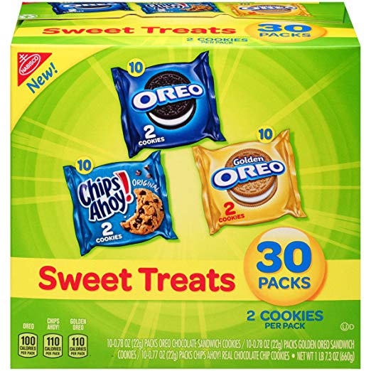 30-Pack Nabisco Sweet Treats Variety Pack Cookies