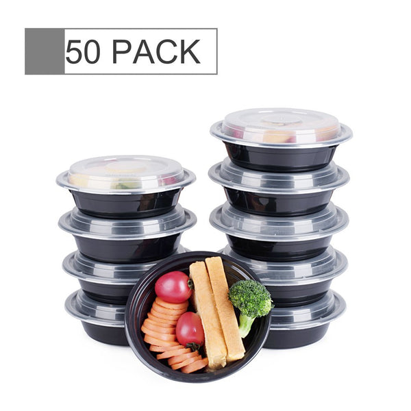 Pack of 50 meal prep containers