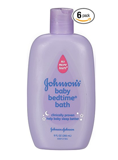 6 botellas de baño para dormir para bebés de Johnson's