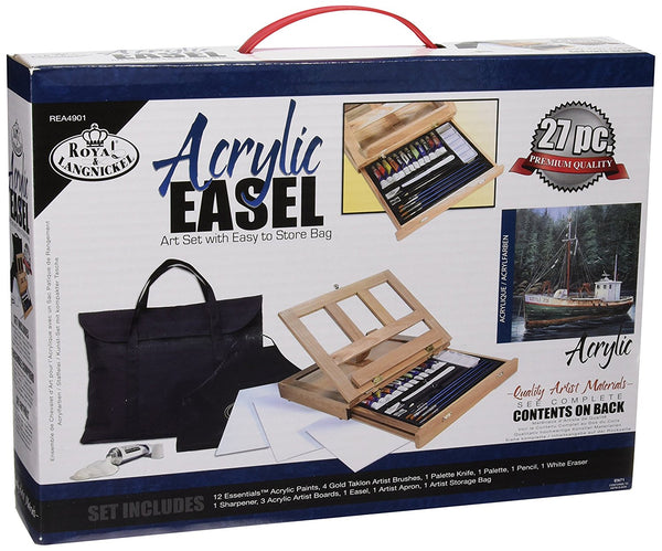 Acrylic painting easel artist kit with storage bag