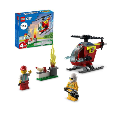 53-Piece LEGO City Fire Helicopter