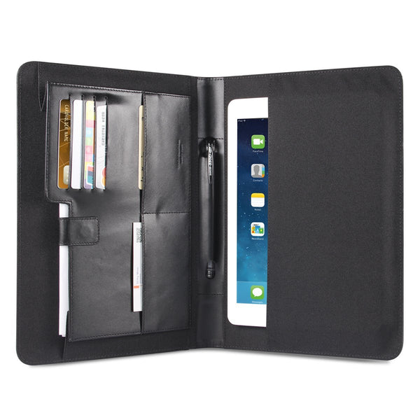 Genuine Leather Portfolio Personal Organizer