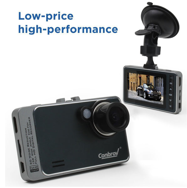 HD dash cam with loop recording