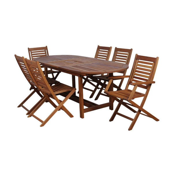 Amazonia Milano 7-Piece Extendable Set