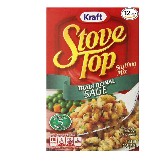 Pack of 12 Stove Top Stuffing Mix