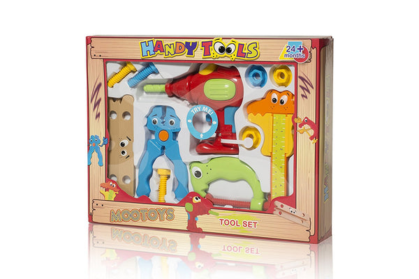 MooToys Handy Tool Set con herramientas de juego