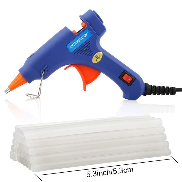 Hot melt glue gun with 30 glue sticks