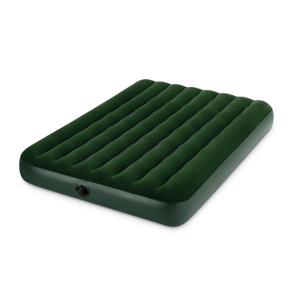 Intex full airbed with hand held battery pump