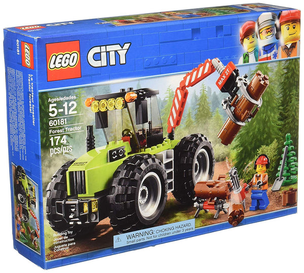 Kit de construcción LEGO City Tractor forestal (174 piezas)