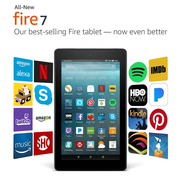 Tableta Fire 7 con Alexa, pantalla de 7", 8 GB o 16 GB