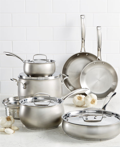 11-Piece Belgique Stainless Steel Cookware