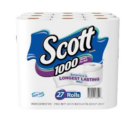 27 Rolls of Scott Toilet Paper