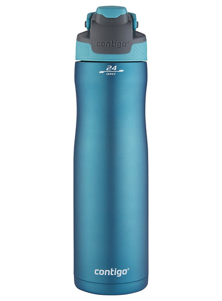 Contigo AUTOSEAL Chill Stainless Steel Water Bottle, 24 oz, Scuba