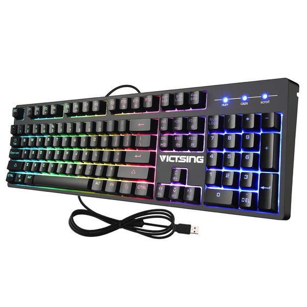 VicTsing RGB Backlit Wired Gaming Keyboard