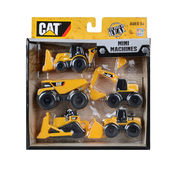 Toy State Caterpillar Construction Mini Machine 5-Pack