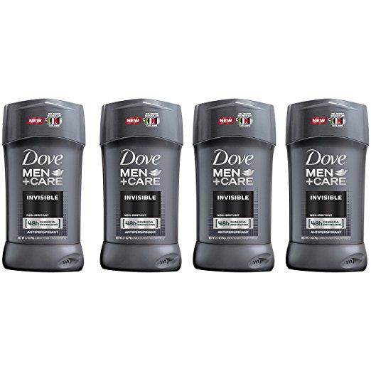 Pack of 4 Dove Men+Care Antiperspirant Sticks