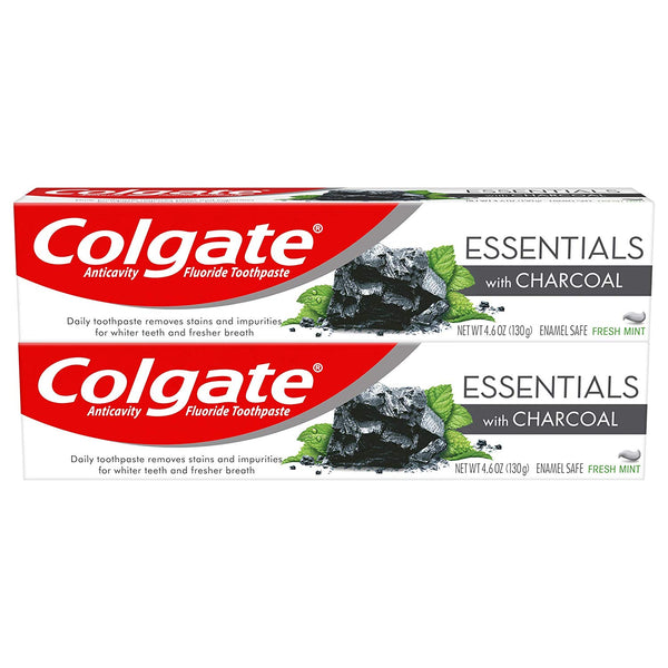 2 Pack Of 4.6oz. Colgate Charcoal Teeth Whitening Toothpaste