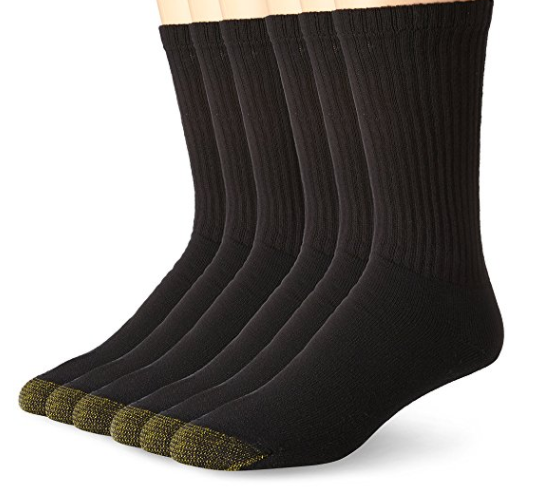 Pack of 6 Gold Toe cotton socks